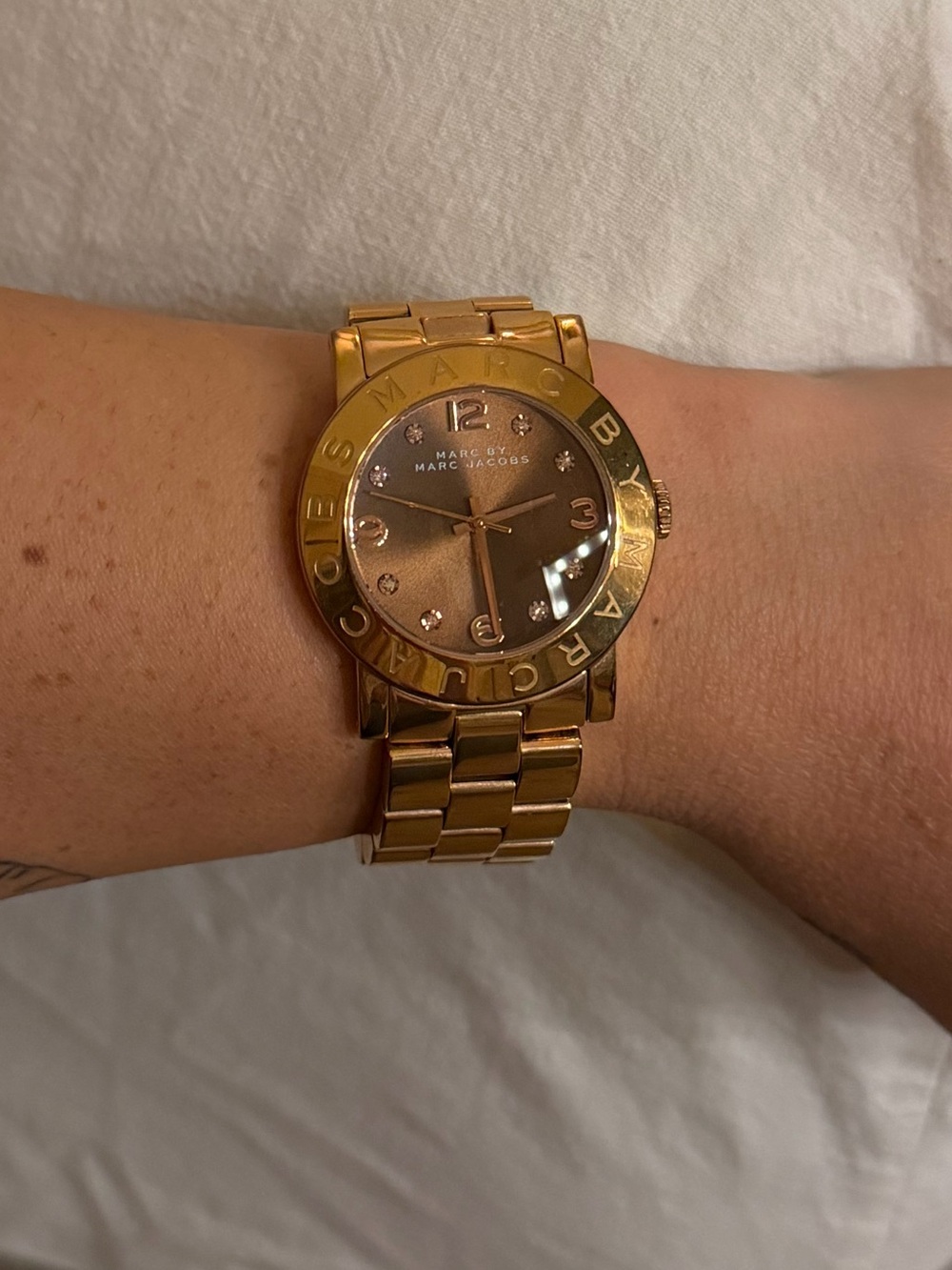 Marc by Marc Jacobs rose gold watch